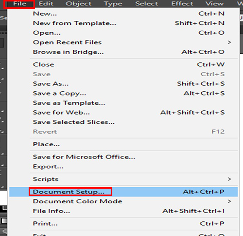 Mở rộng file trong Illustrator