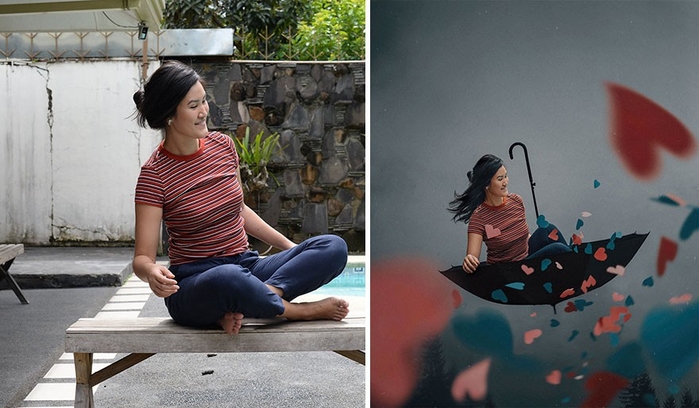 Chỉnh sửa ảnh bằng phần mềm photoshop chuyên nghiệp.