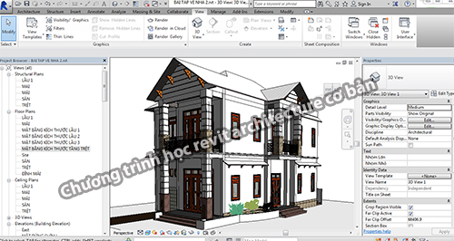 Khóa học revit cơ bản tại Hải Phòng