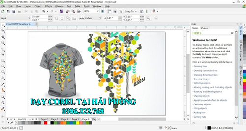 Dạy corel thiết kế quảng cáo tại Hải Phòng