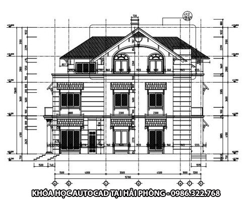 Dạy autocad chuyên ngành kiến trúc