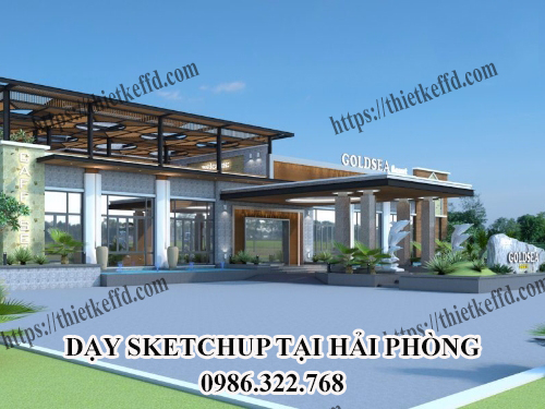 Dạy vẽ 3D bằng sketchup tại Hải Phòng