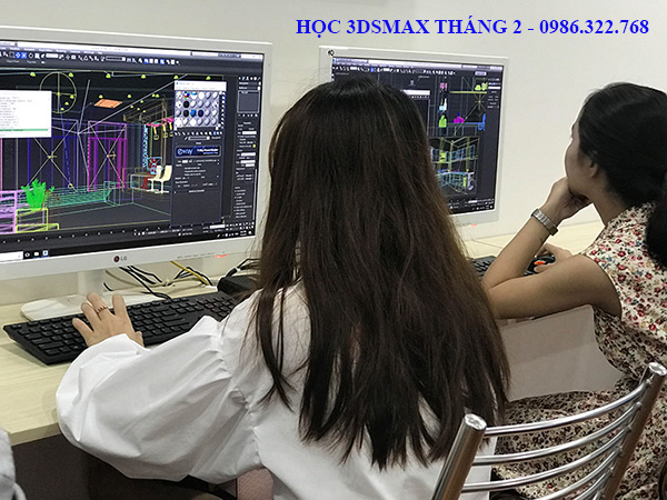 Học 3dsmax dựng phối cảnh tháng 2