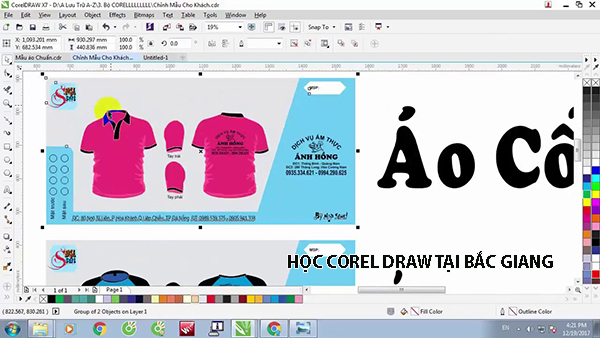 Học vẽ corel
