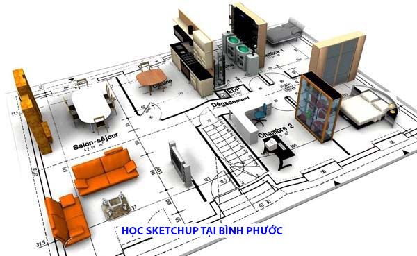 Học vẽ sketchup tại Bình Phước