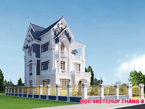 Dựng phối cảnh bằng sketchup