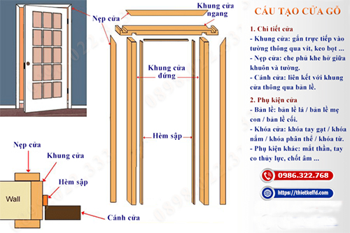 Học thiết kế nội thất cửa gỗ tại Hải Phòng