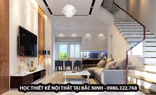 Thiết kế nội thất nhà phố hiện đại