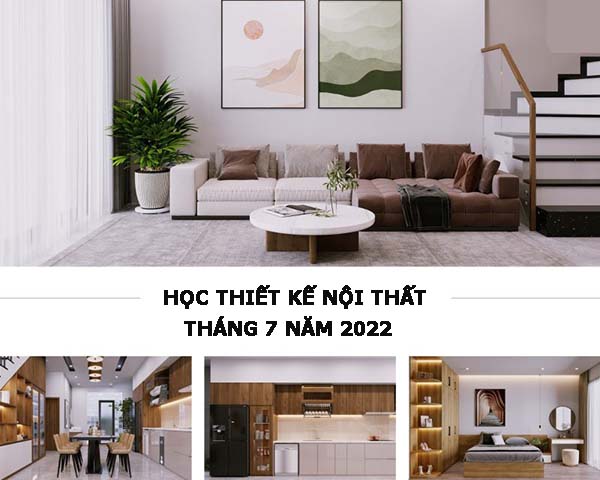 Học vẽ nội thất tháng 7
