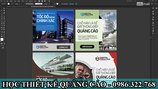 Học làm quảng cáo tháng 10