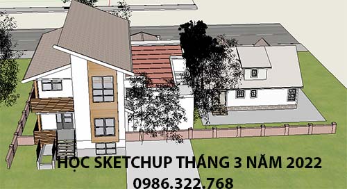 Dựng phối cảnh bằng phần mềm sketchup