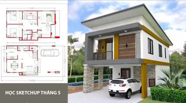 Học vẽ dựng hình bằng sketchup