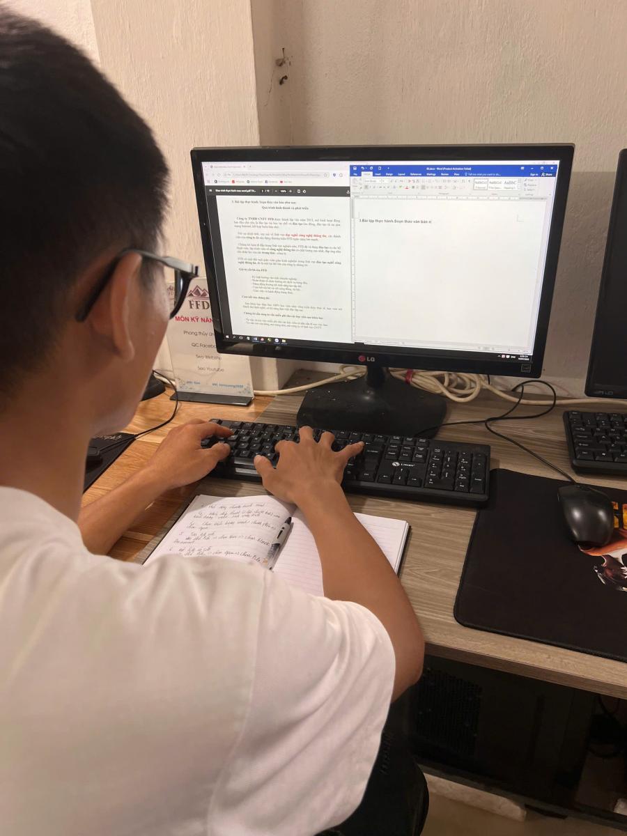 Khoá học tin học văn phòng tại An Hưng - Hải Phòng