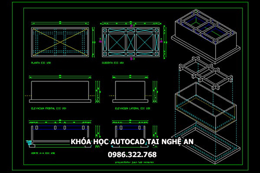 Học autocad nội thất tại Nghệ An