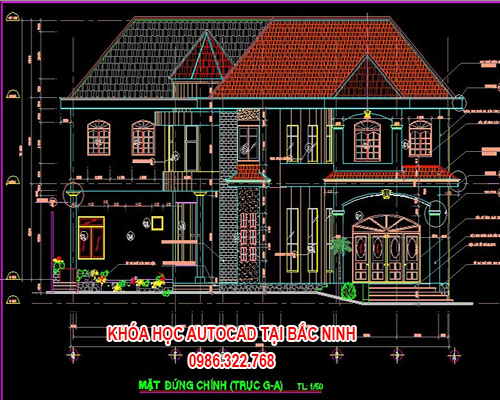 Học vẽ kiến trúc tại Bắc Ninh
