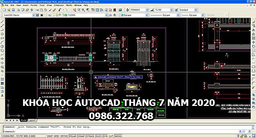 Học thiết kế bản vẽ bằng autocad