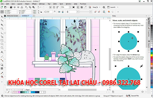 Học corel quảng cáo tại Lai Châu