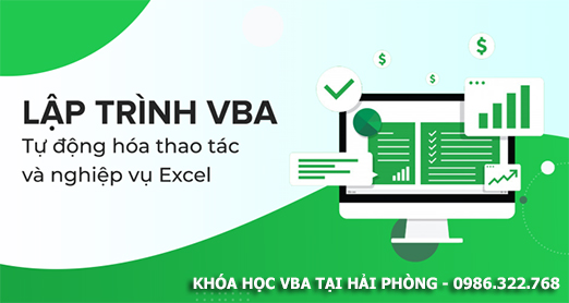 Khóa học VBA tại Hải Phòng
