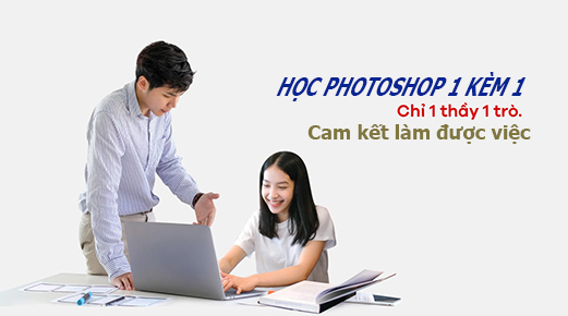 Học photoshop 1 kèm 1