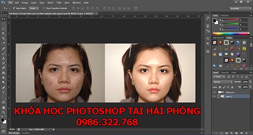 Dạy học photoshop tại Hải Phòng
