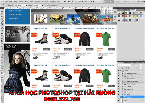 Khóa học chỉnh sửa ảnh tại Hải Phòng