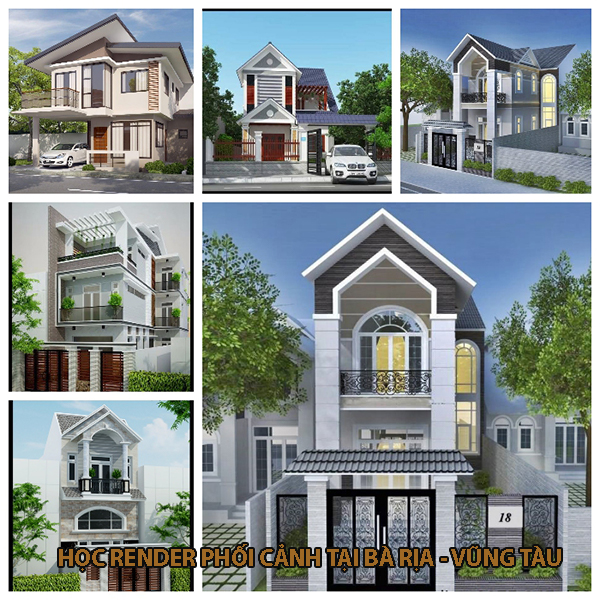 Học render phối cảnh