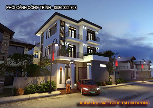 Học dựng phối cảnh công trình tại Hải Dương