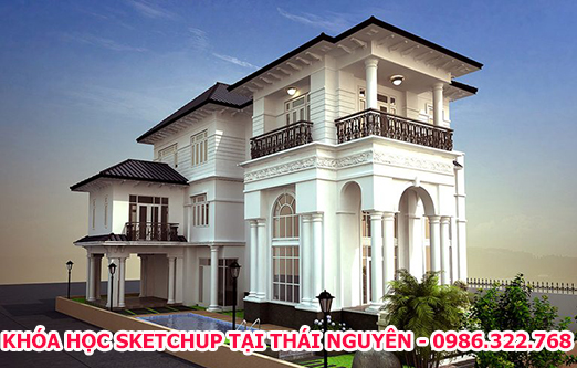 Học sketchup dựng hình 3D tại Lạng Sơn