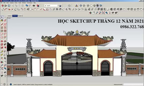 Dựng phối cảnh bằng sketchup