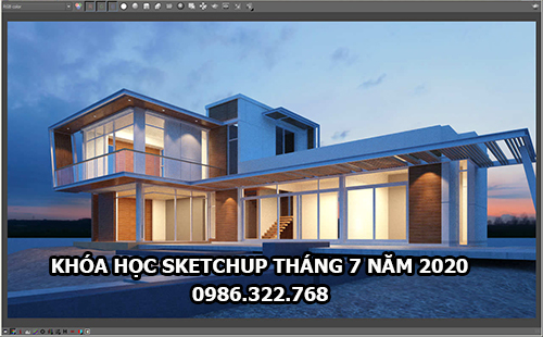 Khóa học dựng phối cảnh bằng sketchup