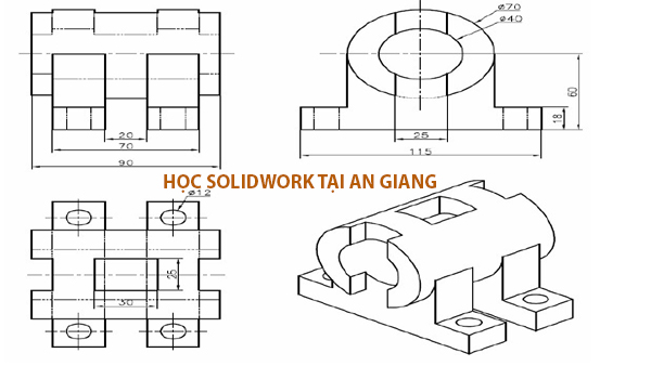 Học solidworks vẽ 3d