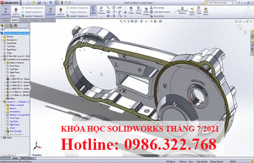 Khóa học vẽ chi tiết máy