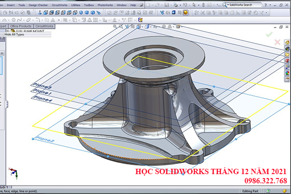 Học vẽ solidworks