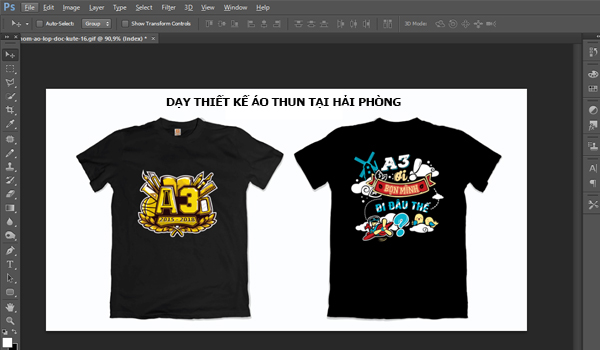 Học thiết kế áo thun chuyên nghiệp tại Hải Phòng
