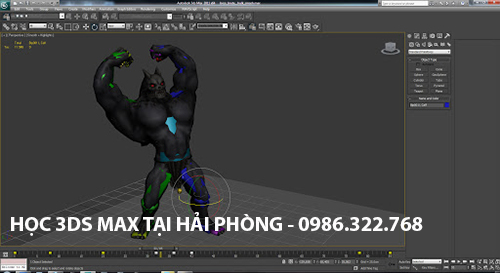 Học dựng nhân vật bằng 3dsmax