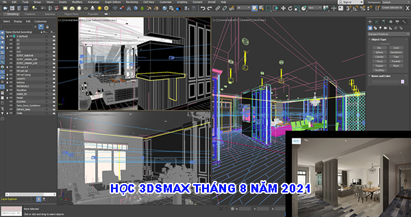 Học dựng phối cảnh nội thất