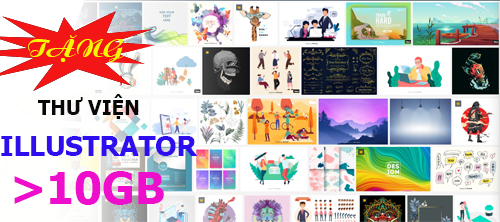 Tặng thư viện Illutrator