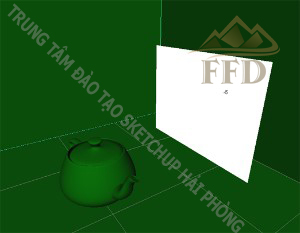 Thông vật liệu tự phát sáng trong Vray sketchup 5