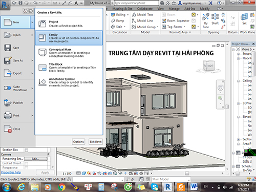 Khóa học revit uy tín tại Hải Phòng