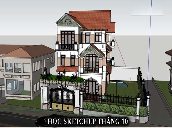 Học sketchup tháng 10
