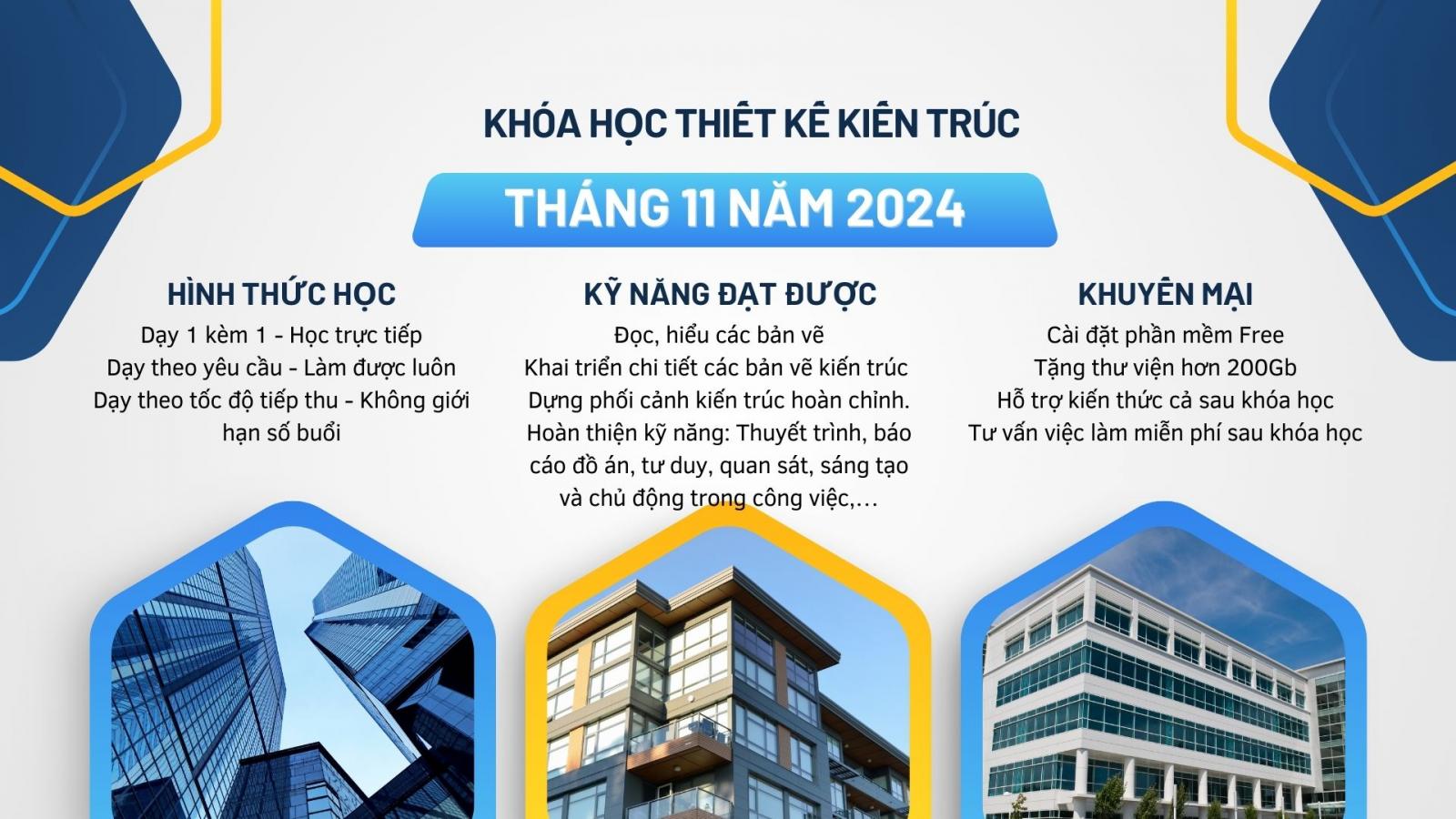 Học vẽ kiến trúc tháng 11 tại Hải Phòng
