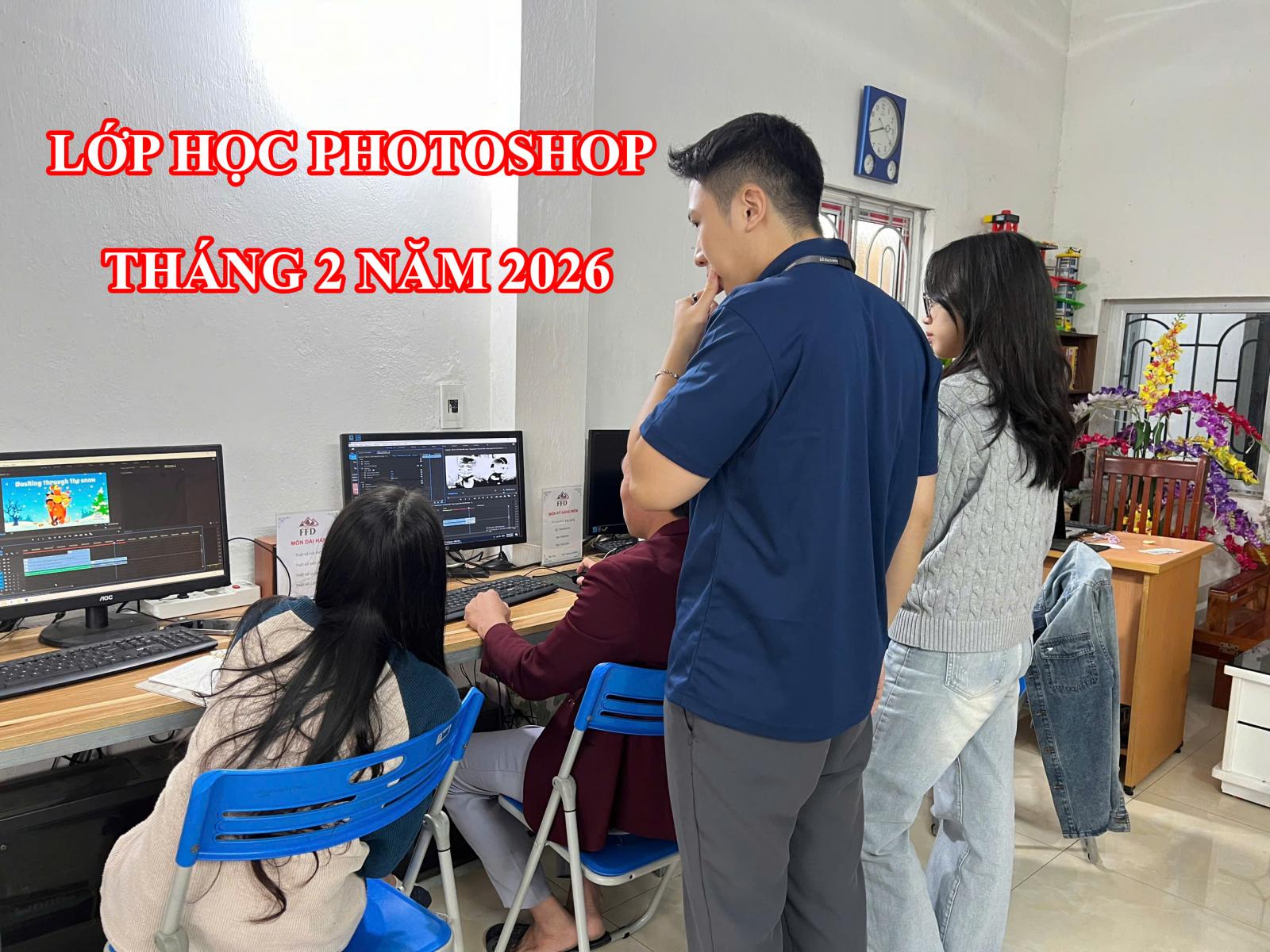 Lớp học photoshop tháng 2
