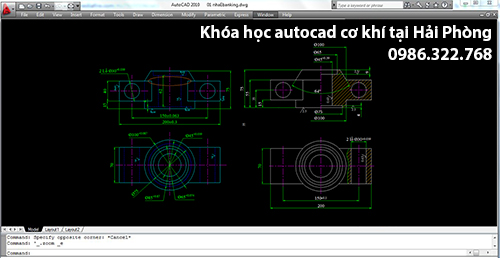 Lớp học autocad cơ khí tại Hải Phòng