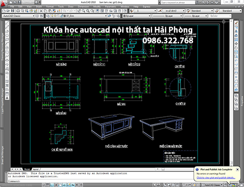 Khóa học autocad nội thất tại Hải Phòng