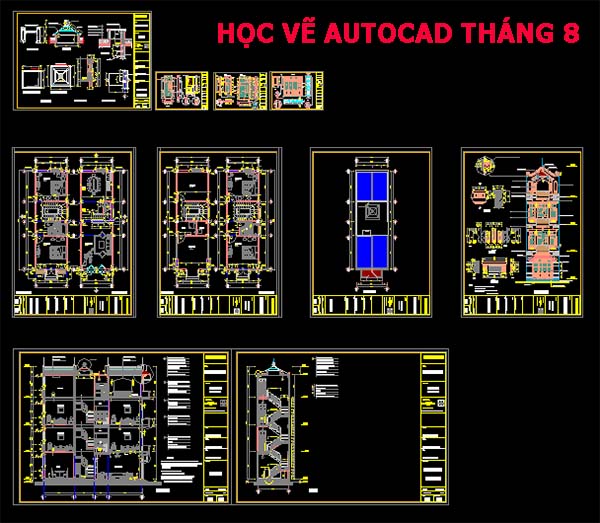 Học vẽ autocad tháng 8