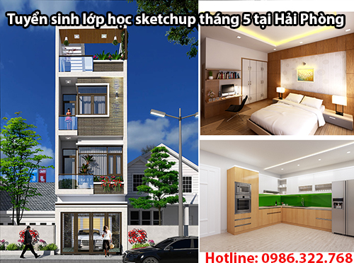 Khóa học sketchup nội thất