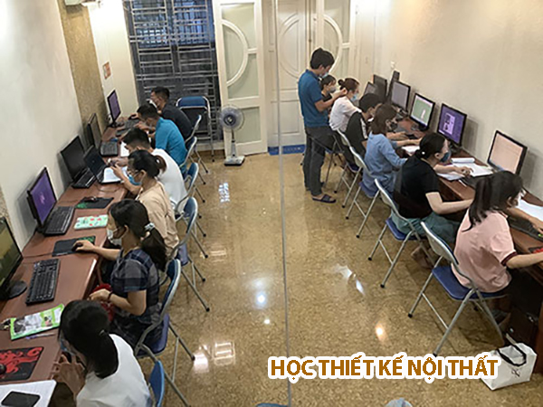 lớp học vẽ nội thất