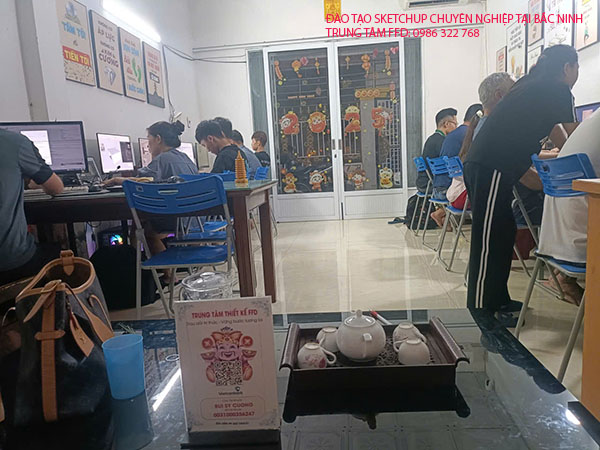 Đào tạo Sketchup chuyên nghiệp tại Bắc Ninh. 