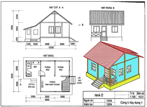 Dạy vẽ kỹ thuật xây dựng tại Hải Phòng