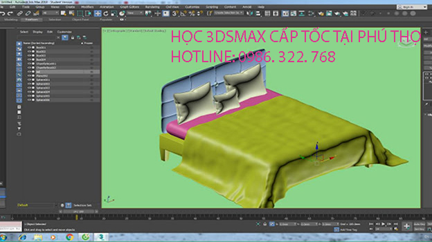 Học 3Dsmax cấp tốc tại Phú Thọ